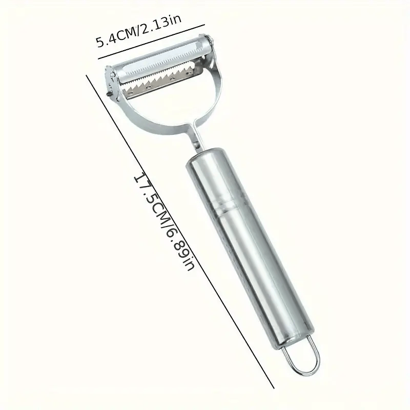 Stainless Steel Multi-Function Vegetable Peeler & Julienne Slicer