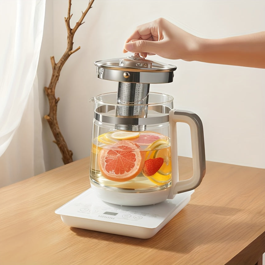 Electric Kettle 1.8L Glass Health Pot with Removable Filter