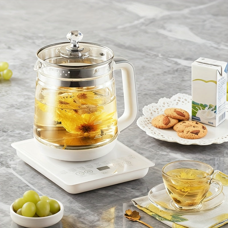 Electric Kettle 1.8L Glass Health Pot with Removable Filter