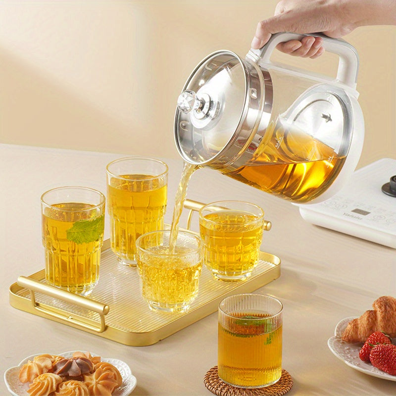 Electric Kettle 1.8L Glass Health Pot with Removable Filter